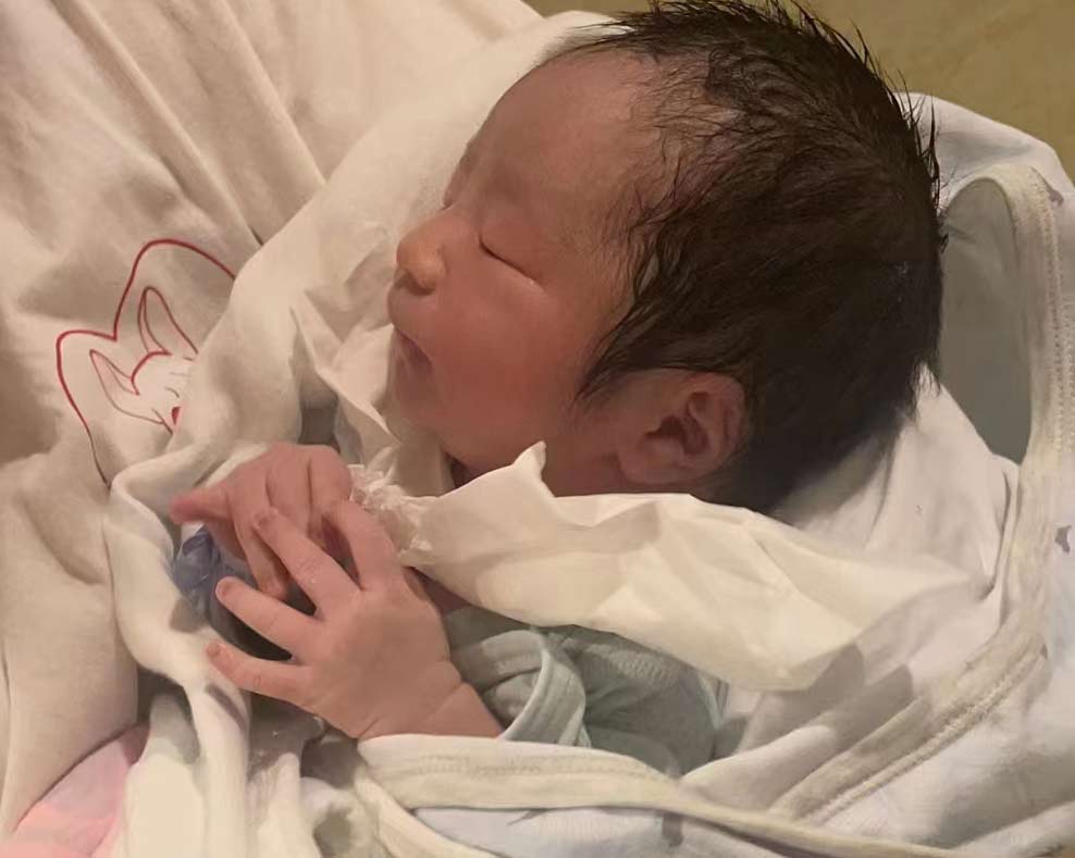 在优贝乐出生的胎儿，健健康康恭喜重庆张姐